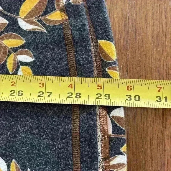 Cj Banks Leaf Blouse/ Sweatshirt 3/4 Sleeve Size 1X - Picture 6 of 11